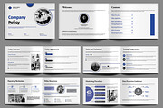 Company Policy Brochure Landscape, a Brochure Template by MightyDesign (Thumbnail 1 of 6)