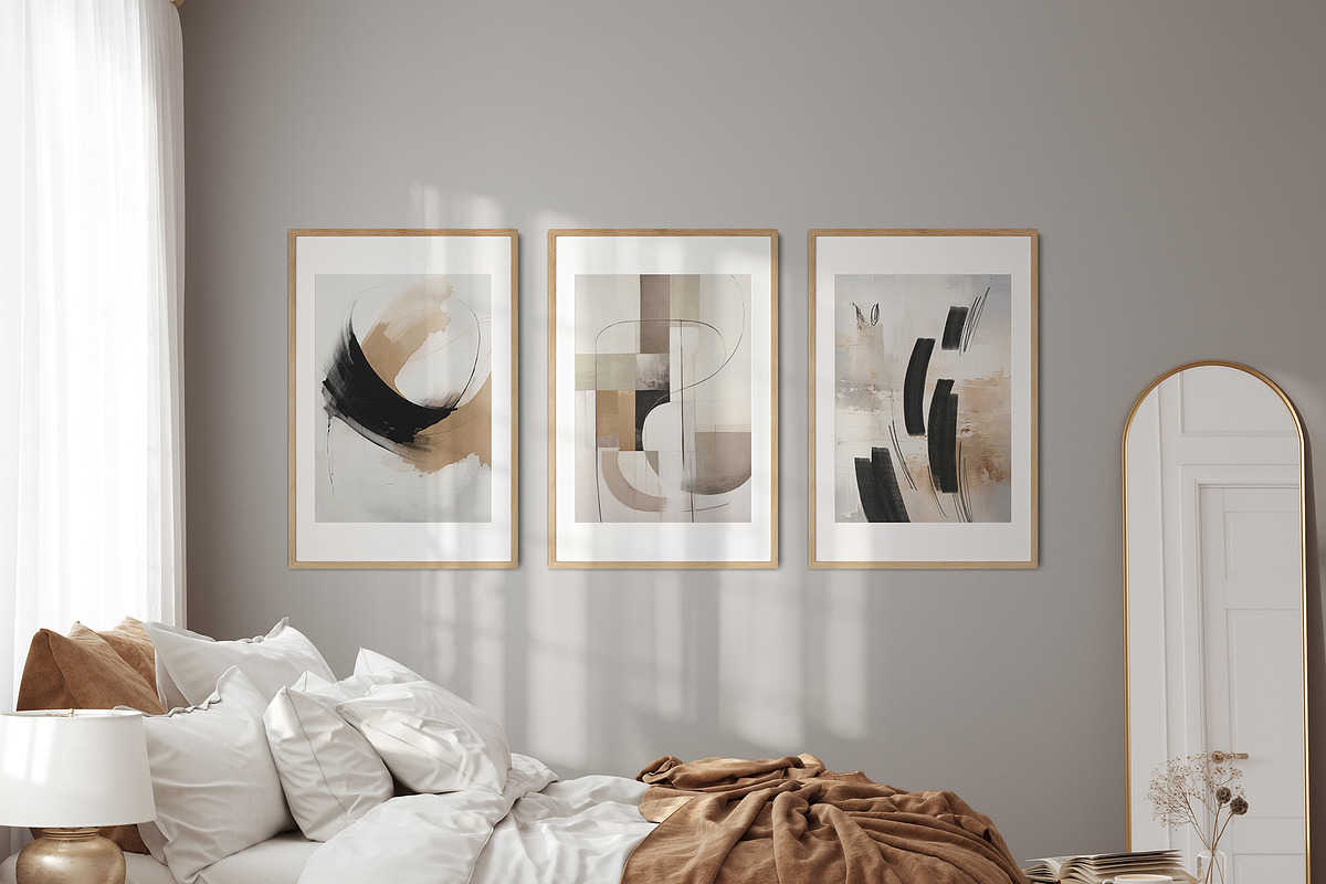 Abstract Modern Prints Wall Art Set, a Background Graphic by Veris Studio (Photo 11 of 11)