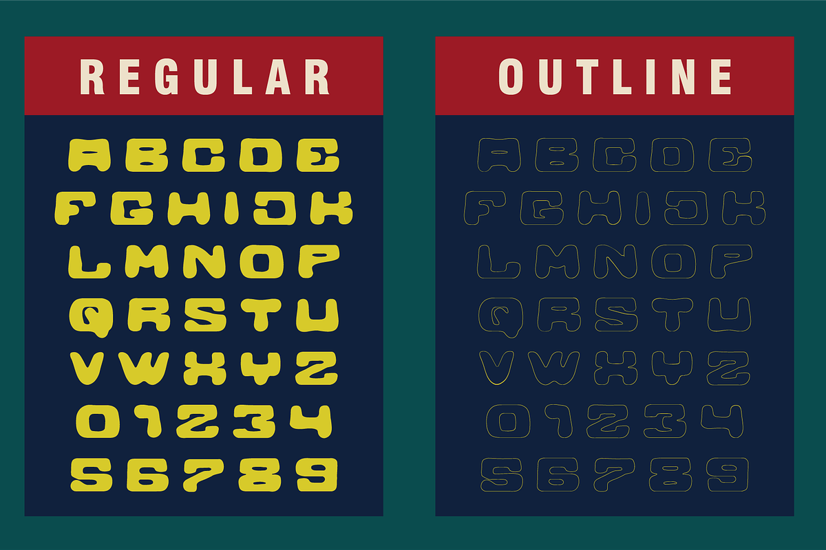 PATDLE - Retro Display Font, a Handwritten Font by Rightwheels (Photo 2 of 10)