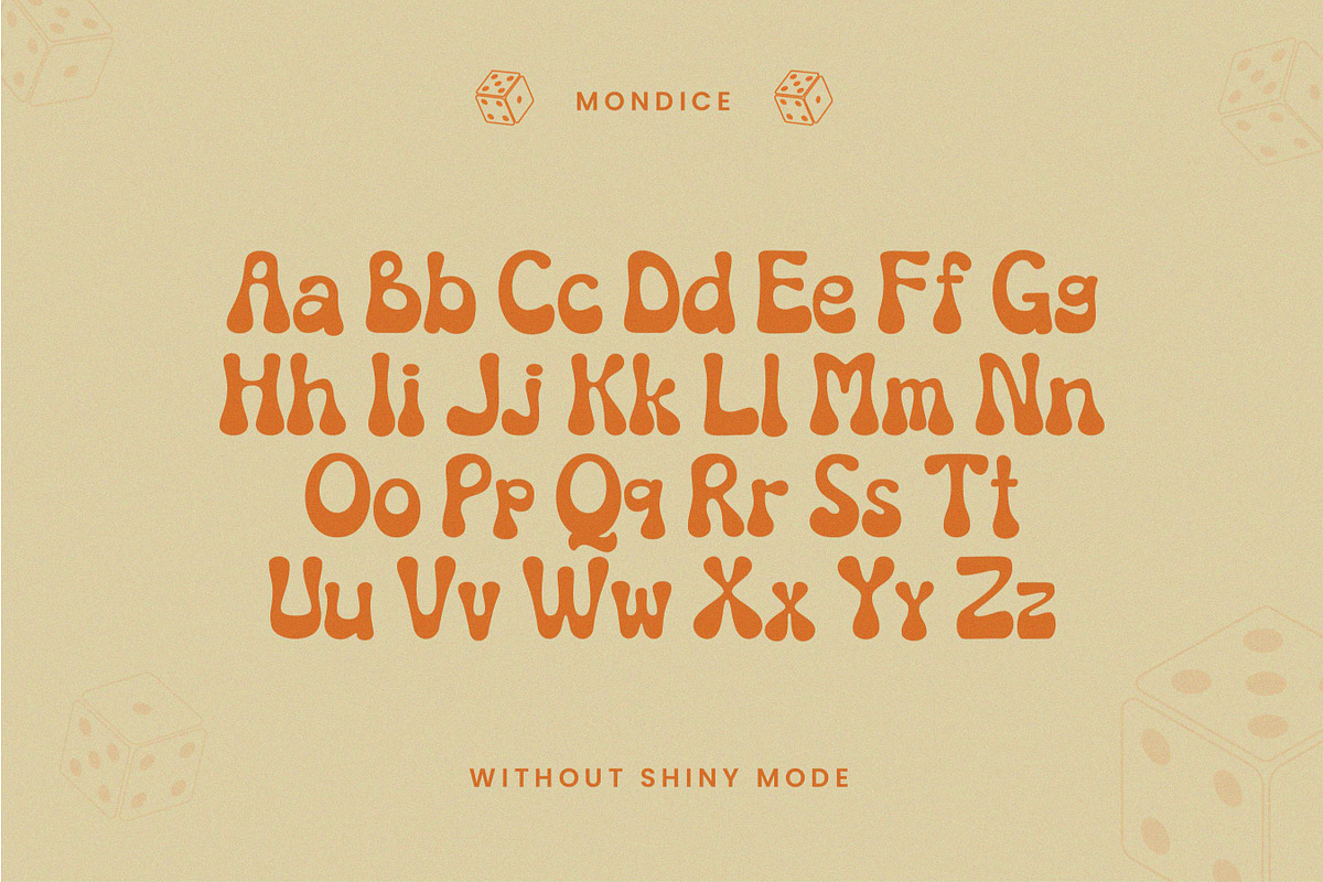 Mondice, a Symbol Font by Flawless And Co (Photo 5 of 10)
