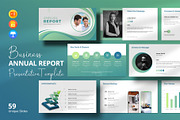 Annual Report Presentation Template, a Presentation Template by Design Vault (Thumbnail 1 of 8)