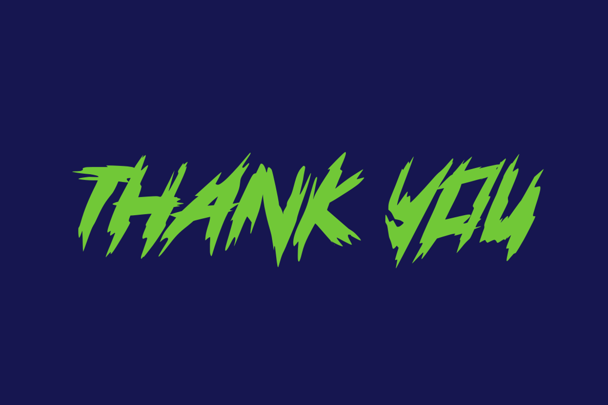 MELOK OBAH - Horror Font, a Handwritten Font by GFRcreative (Photo 4 of 4)