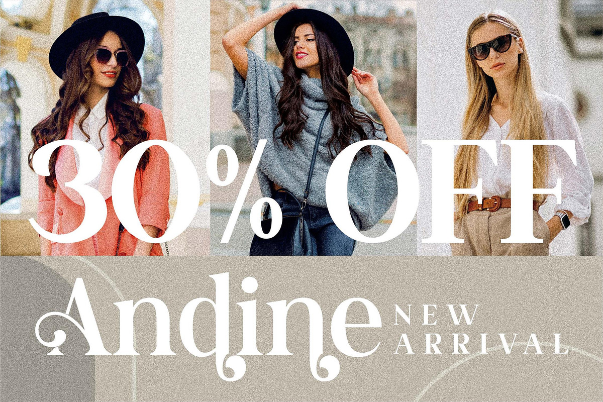 Andine Serif LS, a Script Font by GranzCreative (Photo 6 of 19)