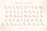 Famous - Modern Feminine Beauty Font, a Sans Serif Font by Sensatype (Thumbnail 30 of 33)