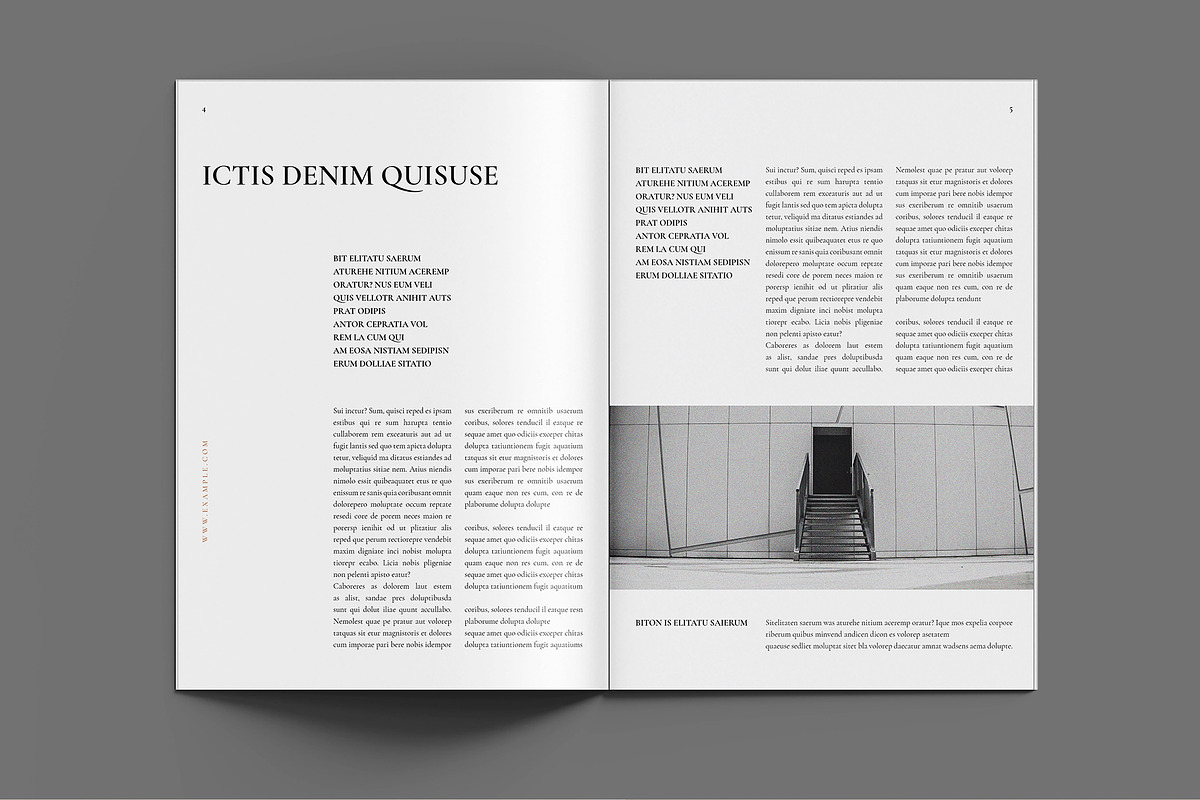 Book Title Layout Design Template, a Magazine Template by ElvinPrint (Photo 3 of 17)