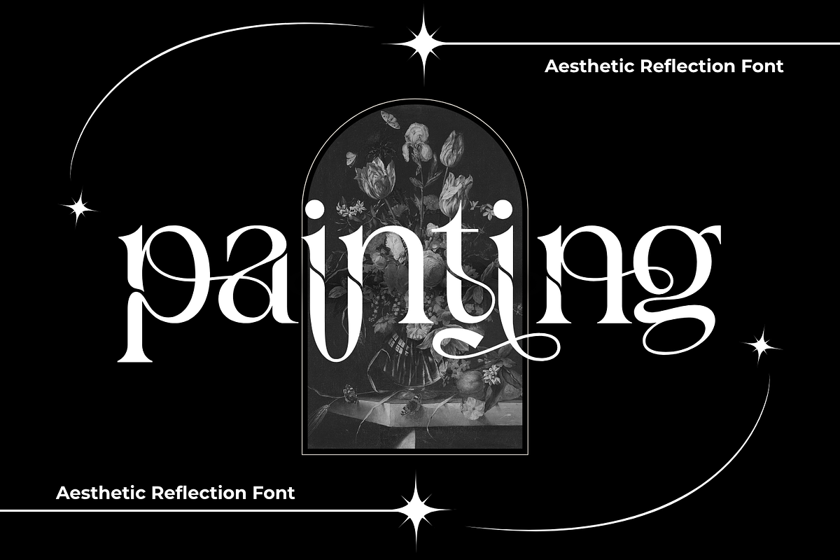 Aesthetic Reflection Elegant Font, a Serif Font by 177Studio (Photo 3 of 8)