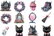 Halloween Clipart. Cute Halloween, an Illustration by Designworld (Thumbnail 3 of 5)