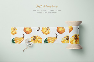 Fall Pumpkins Illustrations