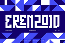 Erenzoid - Condensed Geometric Font