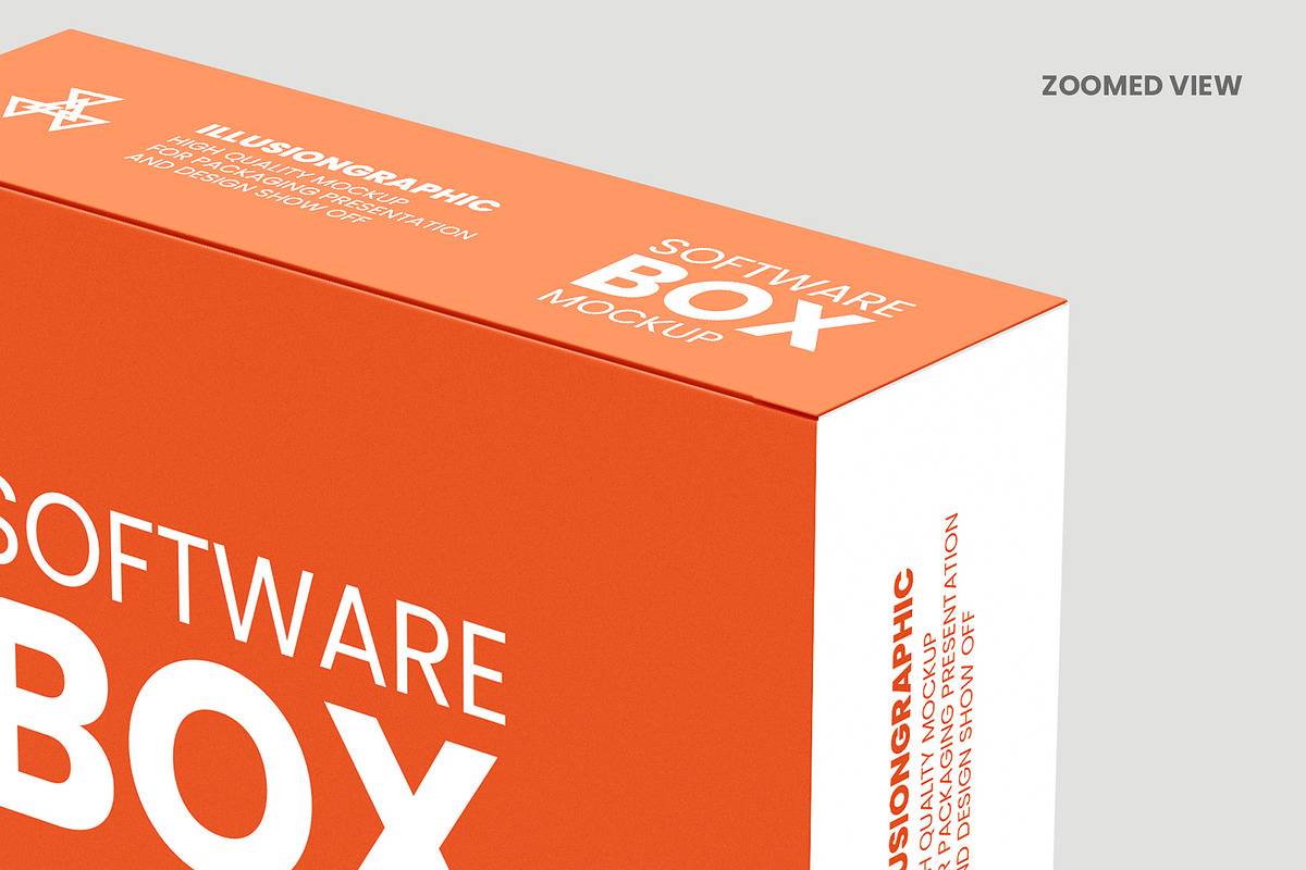 Software Box Mockup v.3 - 11 Views, a Packaging Mockup by Illusiongraphic (Photo 21 of 23)