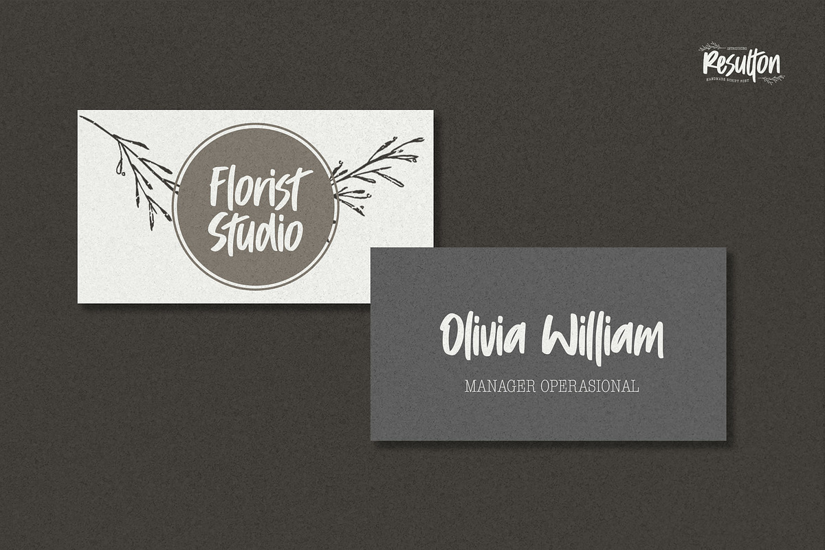 Resulton – Handmade Script Font, a Handwritten Font by Gassstype (Photo 5 of 8)