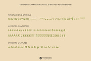 Machou Display Font in 3 Weights, a Sans Serif Font by Youandigraphics (Thumbnail 10 of 12)