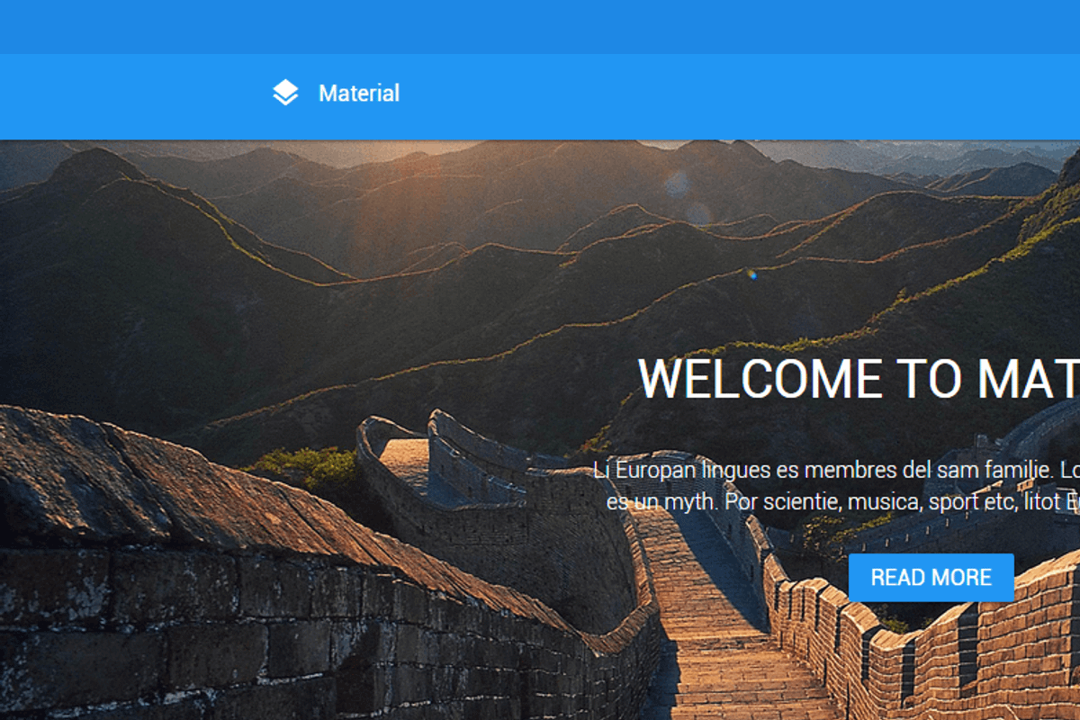 Material: Elegant Website Template, a Bootstrap Template by Devero (Photo 9 of 9)