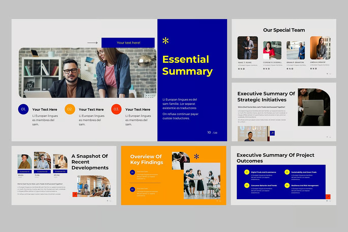 Executive Summary GSlides, PPoint, a Presentation Template by Fit-tee (Photo 4 of 4)