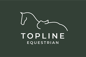 Horse Topline Equestrian Logo
