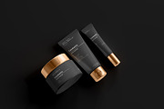 Dark Cosmetic Branding Mockups, a Cups & Container Mockup by pmvch (Thumbnail 6 of 86)