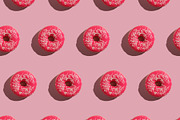 Pink donut patterns, a Pattern Graphic by Frostroomhead (Thumbnail 2 of 4)
