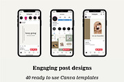 Instagram Post Templates for Canva., a Social Media Template by Sentimental postman (Thumbnail 5 of 9)
