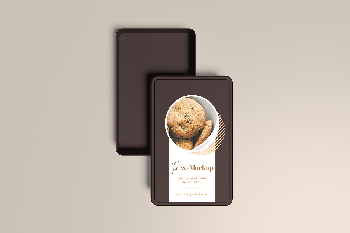 Tin Can Box mockup, a Packaging Mockup by xavier_studio (Photo 5 of 5)