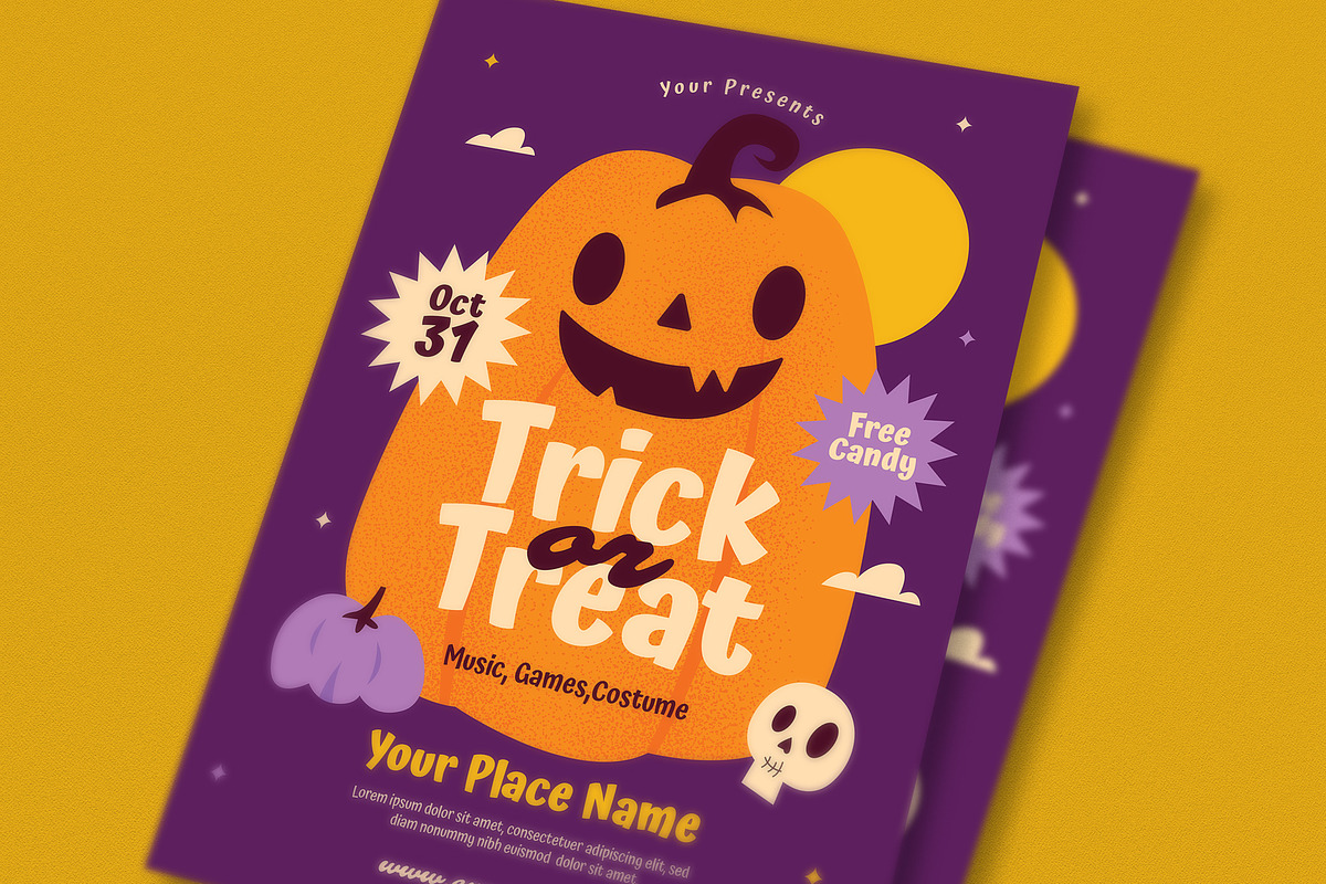 Halloween Event Flyer, a Flyer Template by Guuver (Photo 2 of 3)
