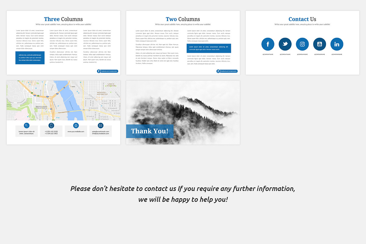 Facebook Report PowerPoint Template, a Presentation Template by SlideBunny
