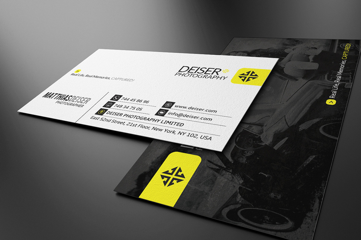 Photographer Business Card, a Business Card Template by Marvel (Photo 3 of 3)