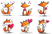Whimsical Quirky Valentine Fox Clipa, a Graphic by CraftArtStudio (Thumbnail 6 of 6)