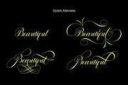 Octagon Calligraphy, a Script Font by Slex Studio (Thumbnail 6 of 8)