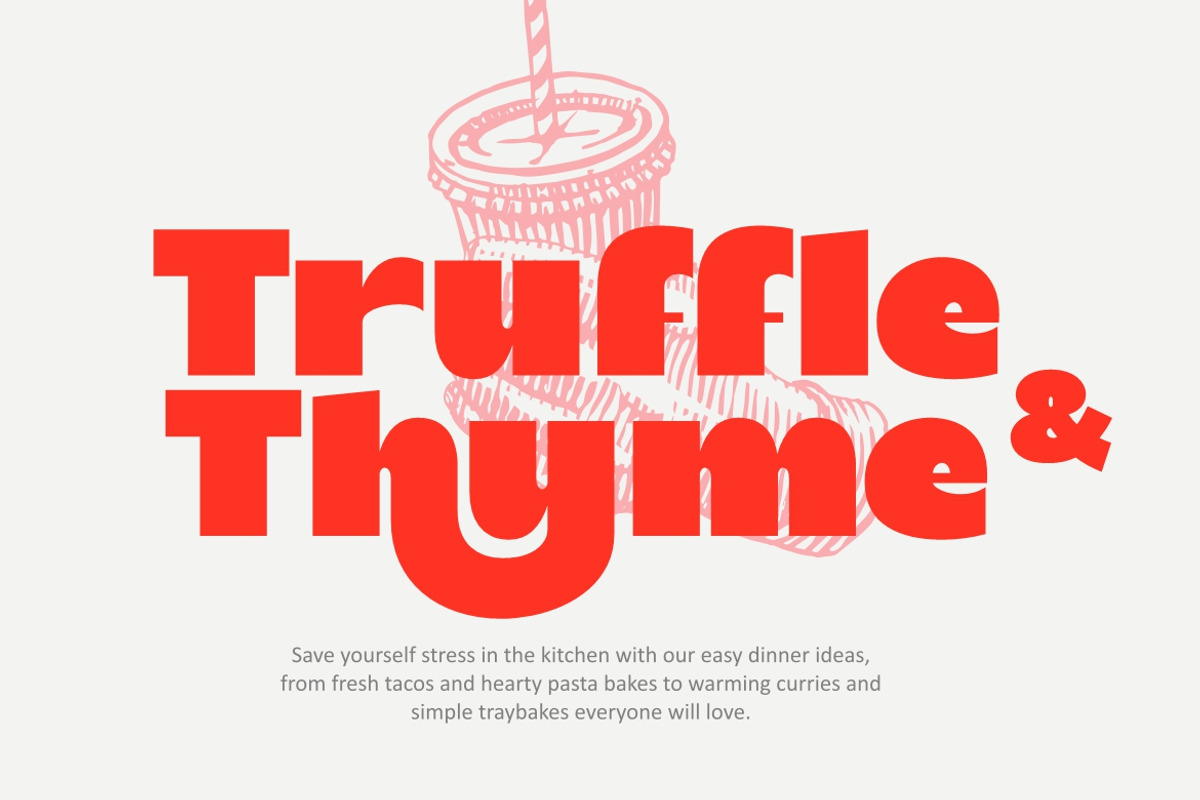 Cloth Fate - Bold Sans Serif Font, a Sans Serif Font by Burhan Afif (Photo 6 of 10)