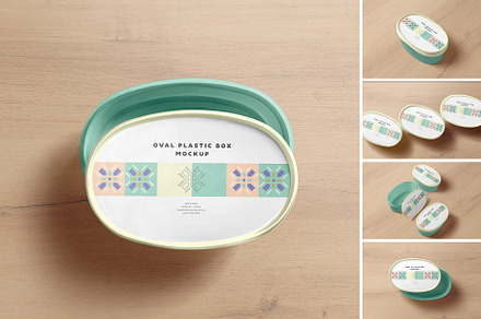 Plastic Container Mockup