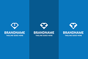 Letter U X Y Diamond Logo Set, a Branding & Logo Template by Pray Art Design Studio (Thumbnail 2 of 2)
