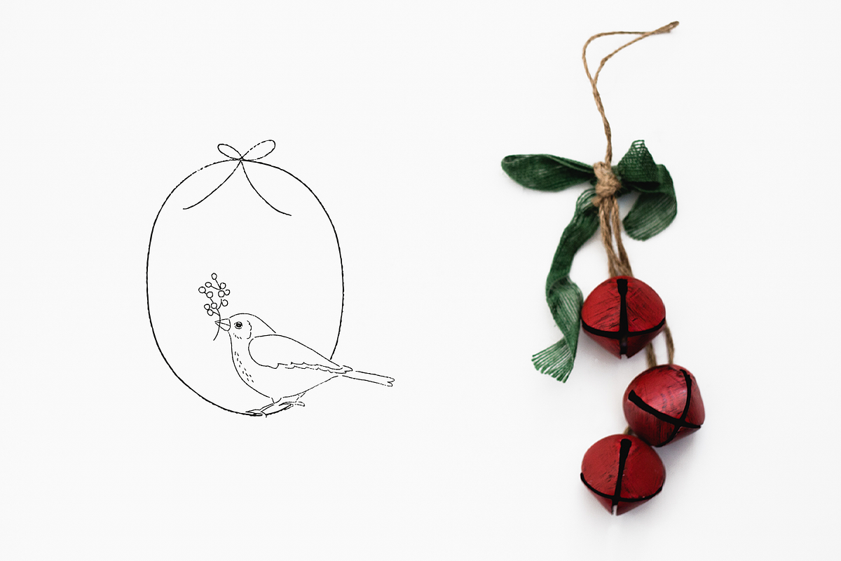 XMAS SKETCH BUNDLE / VECTOR + PNG, an Illustration by KruthDesign (Photo 6 of 10)
