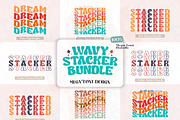 Wavy Stacker, a Handwritten Font by Mini_World (Thumbnail 1 of 13)