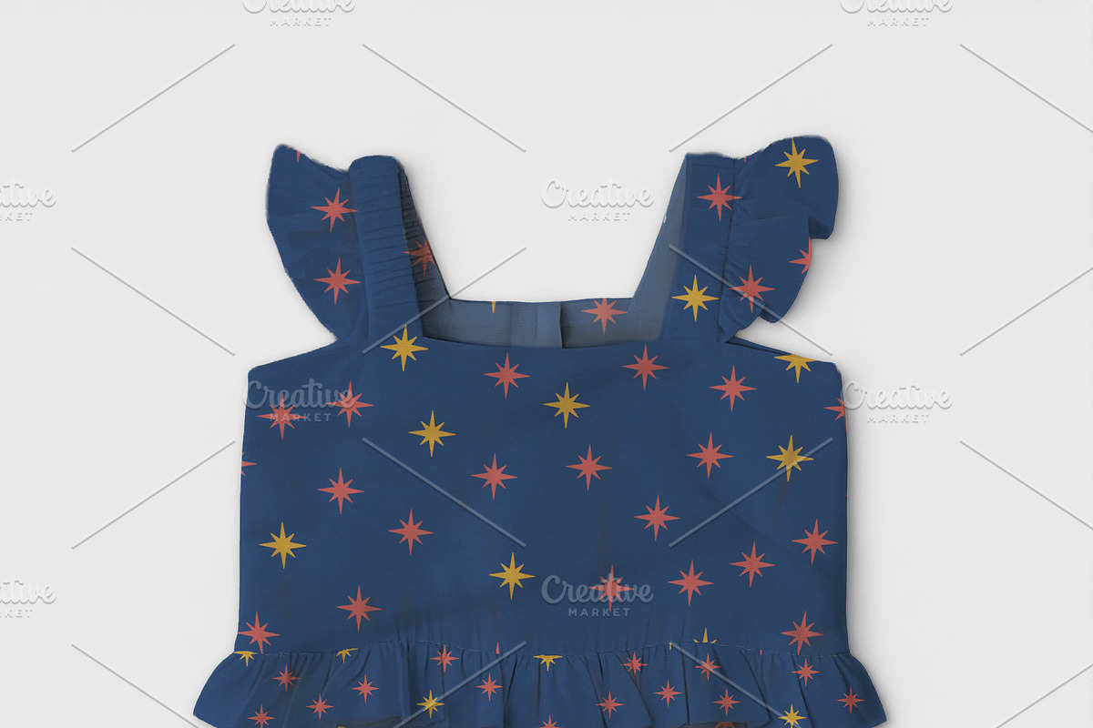 Baby Girl Ruffle Romper Mockup, a Shirt Mockup by Nora Gad (Photo 20 of 21)