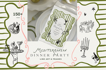 Hand Drawn Frames & Summer Icons, an Object Graphic by Laras Wonderland