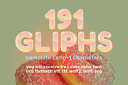 Lolly color cute cartoon font, a Sans Serif Font by Zimages (Thumbnail 2 of 8)