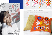 Birds & Flowers | Folk style clipart, an Animal Illustration by Olia (Thumbnail 10 of 14)
