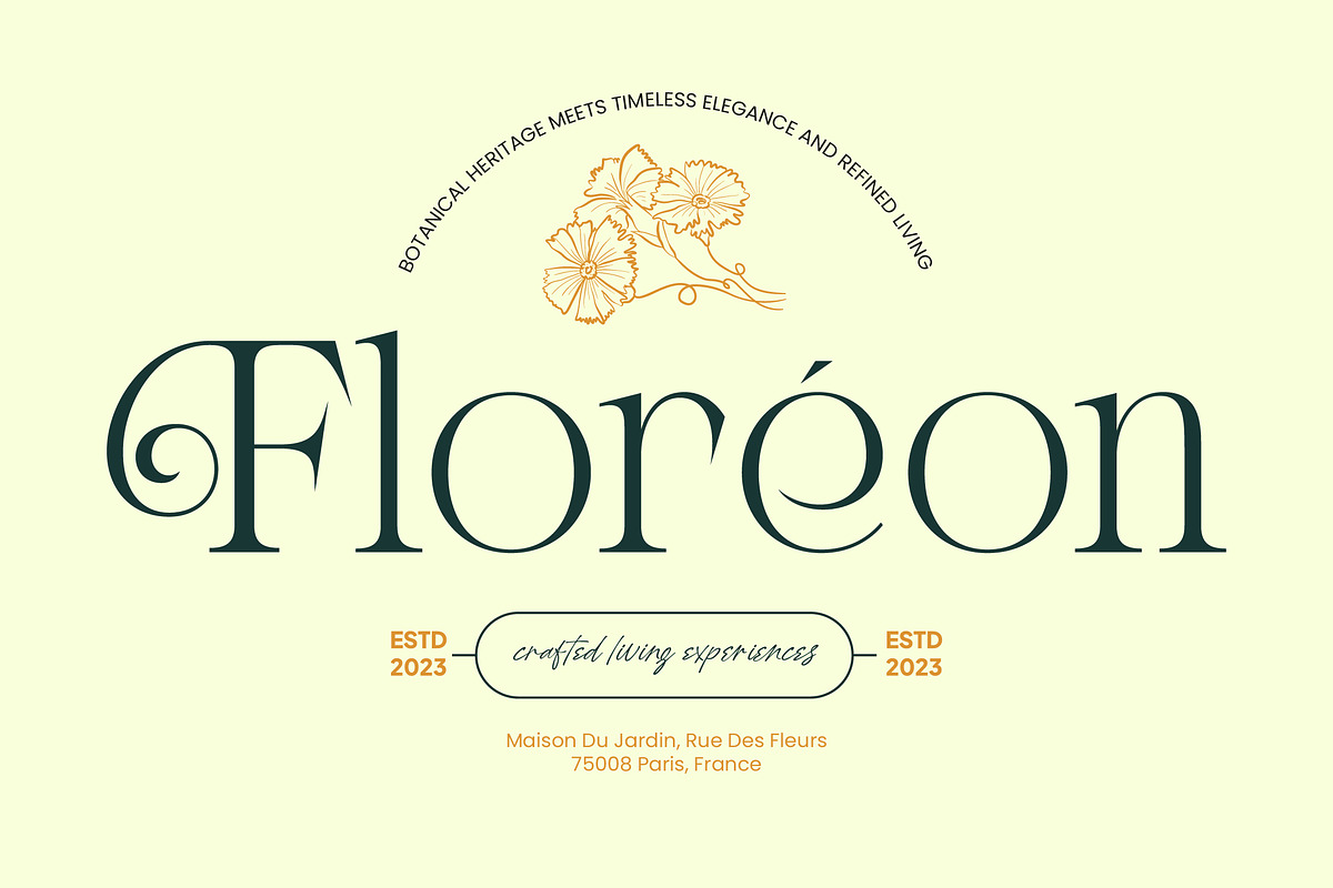 Chanel Gleminore Decorative Swash, a Serif Font by timelesstype.co (Photo 3 of 15)
