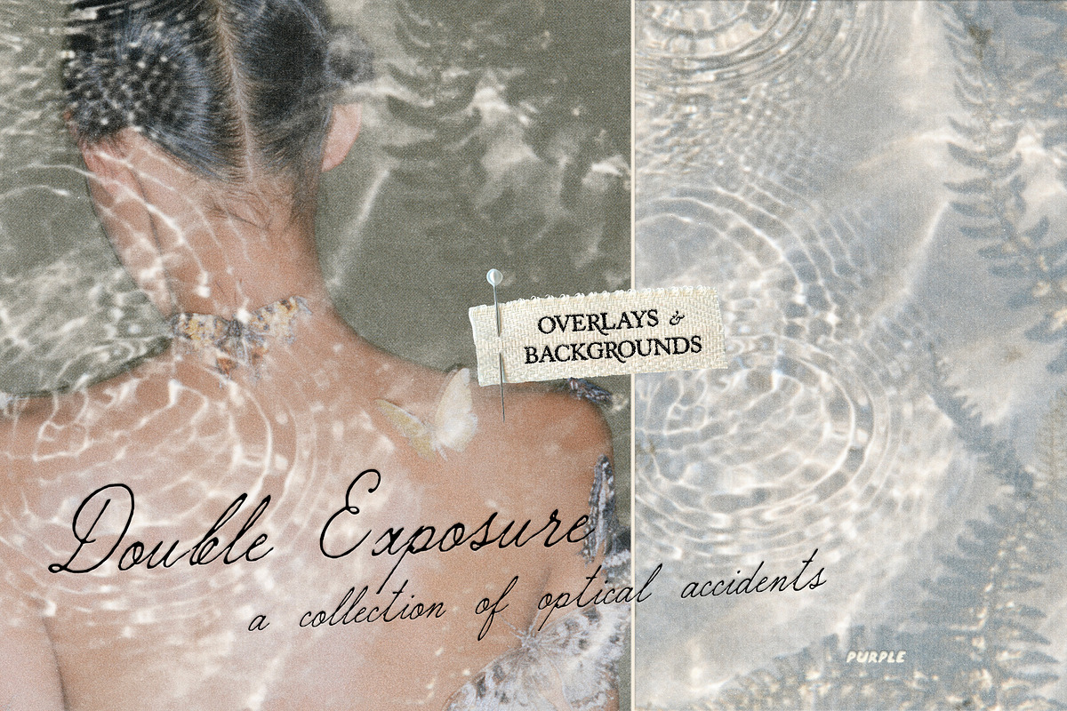 Double Exposure Overlays Backgrounds, a Texture Graphic by Purple (Photo 2 of 12)