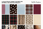 Tactile Textures: Deer, Plaid, Paper, a Texture Graphic by Lana Elanor (Thumbnail 9 of 12)