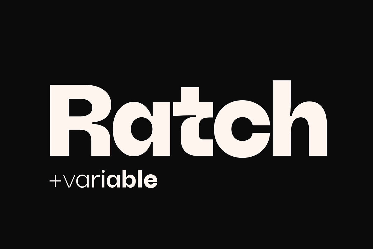 Ratch Font Family, a Sans Serif Font by Arbuz (Photo 1 of 12)