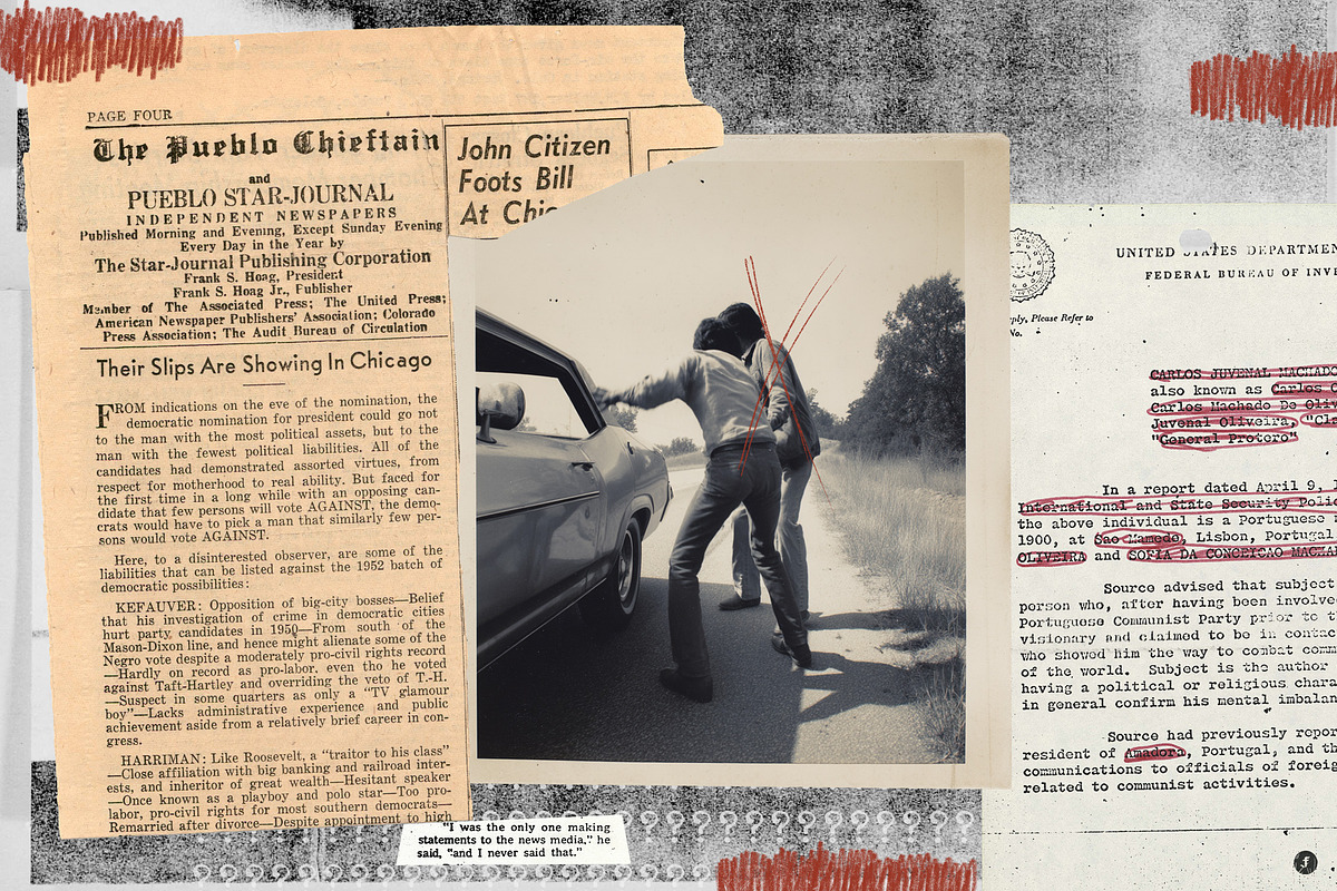 Criminal Bureau Collage Kit, an Object Graphic by Freezerondigital (Photo 8 of 18)