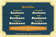 Buckson - Retro Serif Font, a Serif Font by Snape Design Studio (Thumbnail 4 of 7)