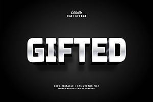 Text Effect Gifted, a Layer Style Add-On by Navy Graphic