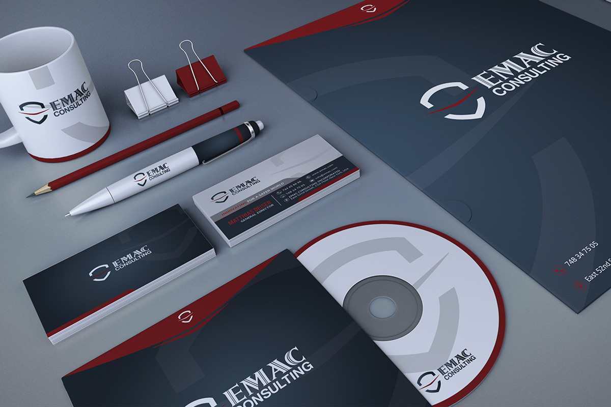 Blue Corporate Identity, a Stationery Template by Marvel (Photo 1 of 5)