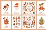 Naive Christmas. Clip arts & cards, a Seasonal Illustration by Renberrry.Store (Thumbnail 4 of 10)