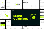 Paralax - Brand Guideline KEY, a Presentation Template by Creatorism (Thumbnail 1 of 14)