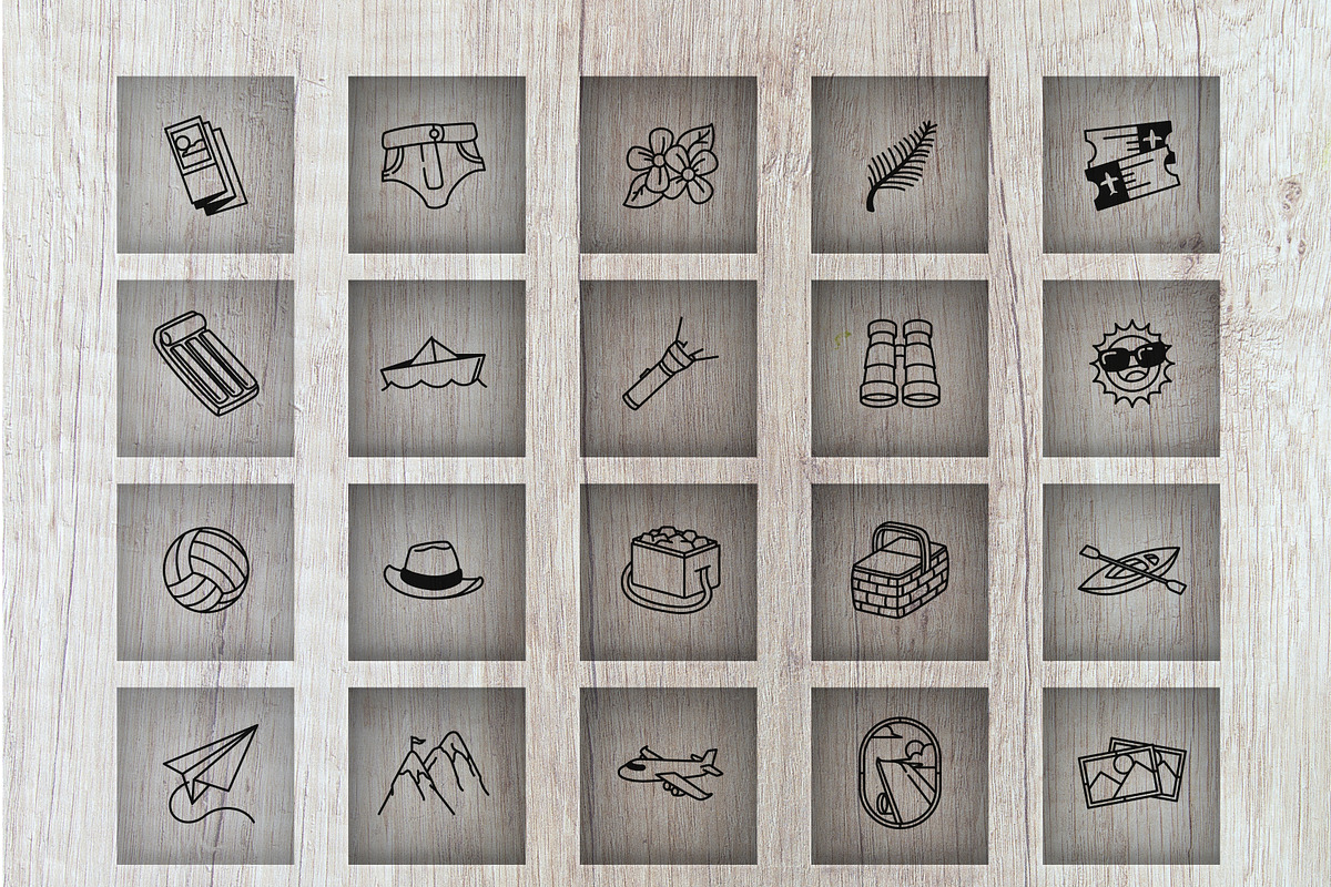 100 Summer Elements - Laser Cut File, an Object Graphic by Arshad Ali (Photo 11 of 11)