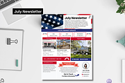 4th Of July Real Estate Newsletter, a Social Media Template by Modernastic - Canva (Thumbnail 1 of 6)