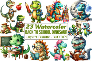 Dinosaur Back to School Sublimation, an Illustration by DreamCafeArt